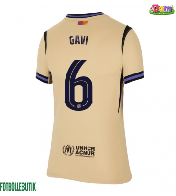 Barcelona Paez Gavi #6 Bortatröja Kvinnor 2025-26 Kortärmad